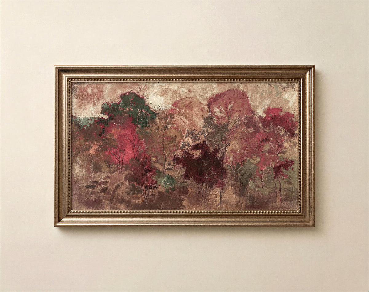 Mody abstract Frame Tv Art landscape