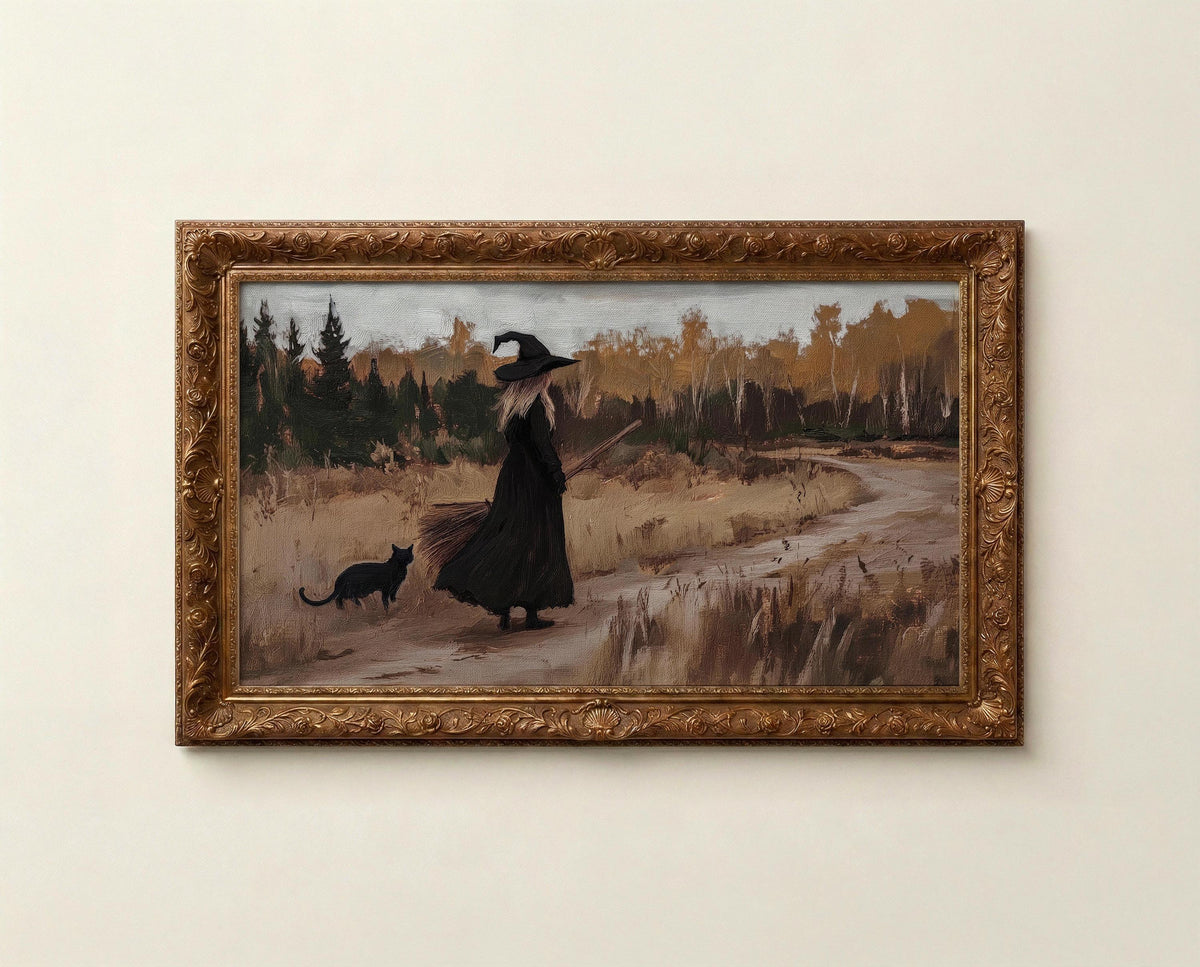 HalloweenWitch Frame TV