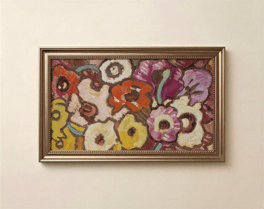 floral fall Frame Tv Art