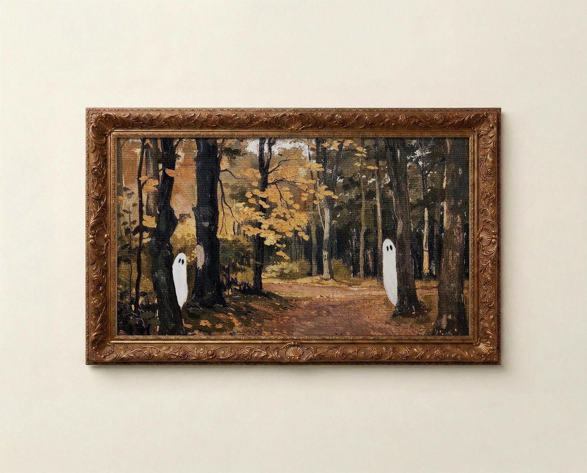 Ghost Forest Path Frame TV Artwork
