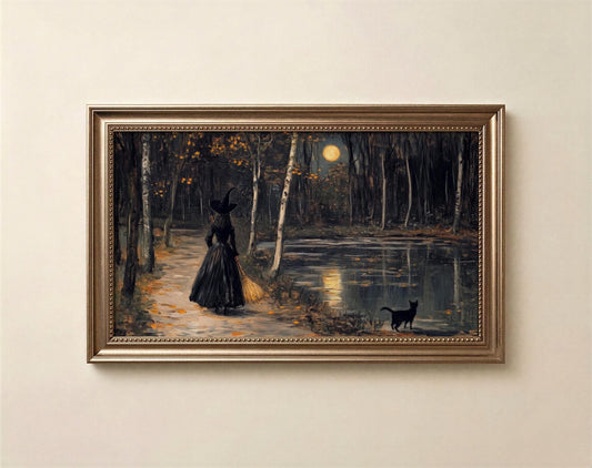 Witch Halloween Tv Art